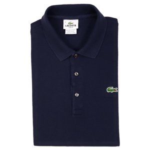 Lacoste Slim Fit Polo Shirt Blue 4 Medium Navy Piq